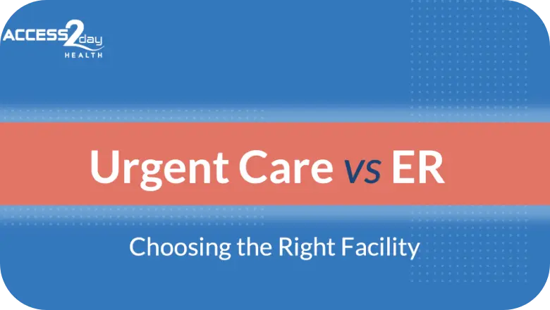 Urgent Care vs ER choosing the right facility